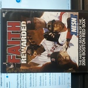 Boston Red Sox FAITH REWARDED  DVD (SKU STOCK SHELF)